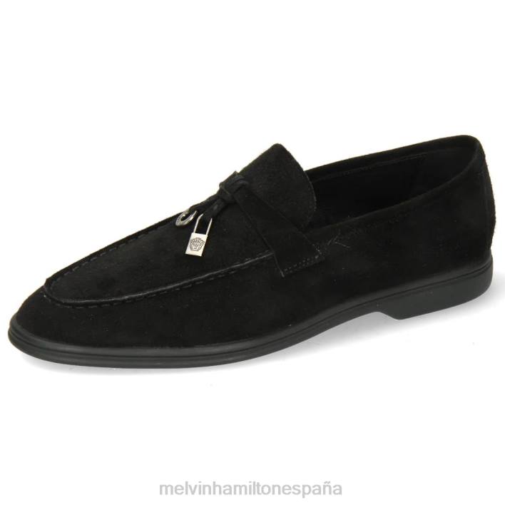 adley 3 mujer Melvin & Hamilton negro JRT41474 mocasines