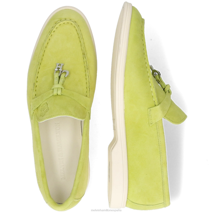 adley 3 mujer Melvin & Hamilton verde JRT41333 mocasines
