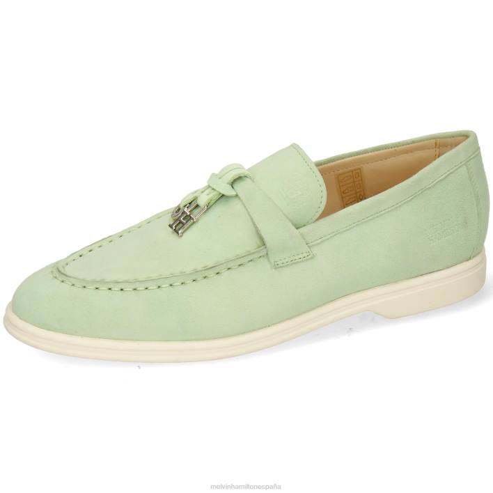 adley 3 mujer Melvin & Hamilton verde JRT41372 mocasines