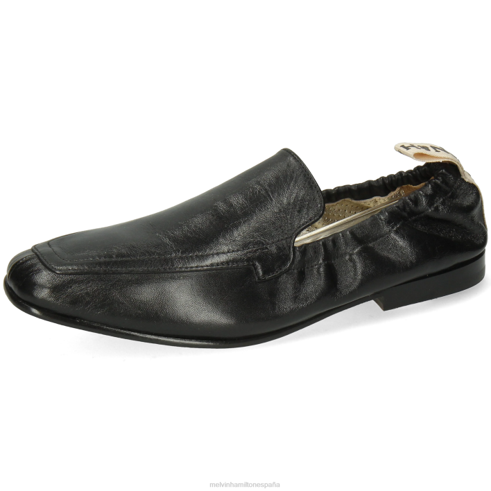 camilla 4 mujer Melvin & Hamilton negro JRT41470 mocasines