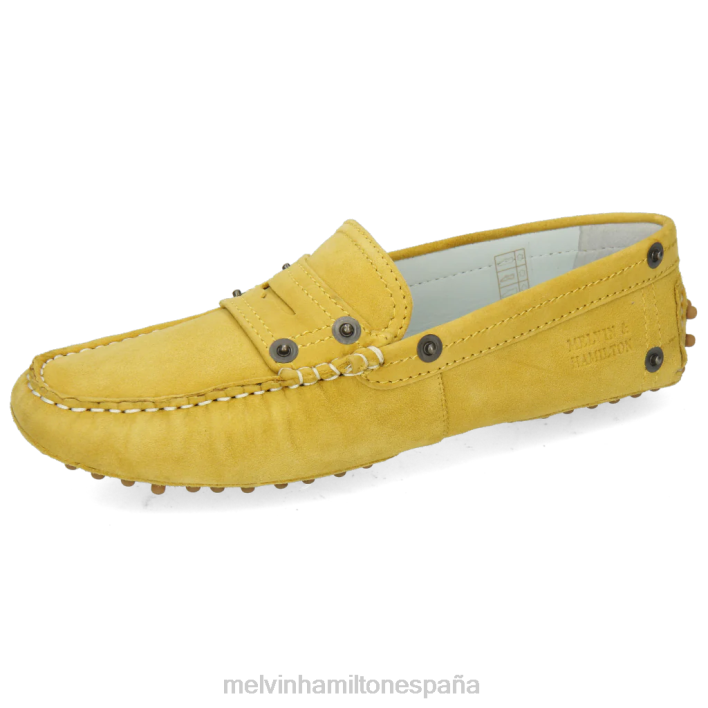 carolina 1 mujer Melvin & Hamilton amarillo JRT41453 mocasines