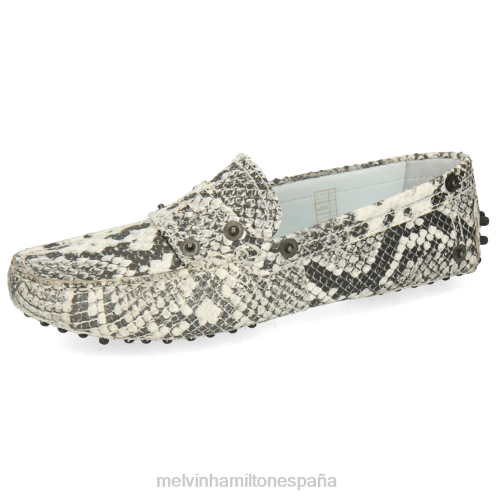carolina 1 mujer Melvin & Hamilton gris JRT41437 mocasines