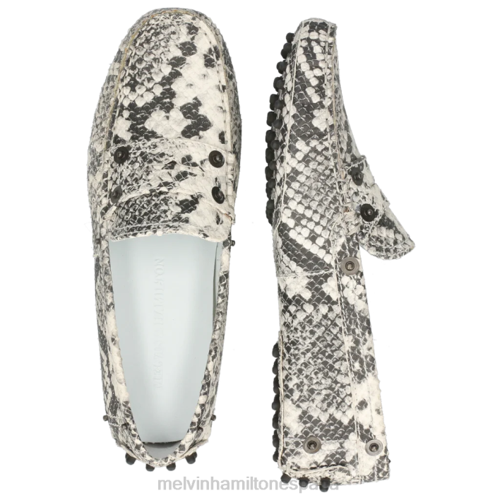 carolina 1 mujer Melvin & Hamilton gris JRT41437 mocasines