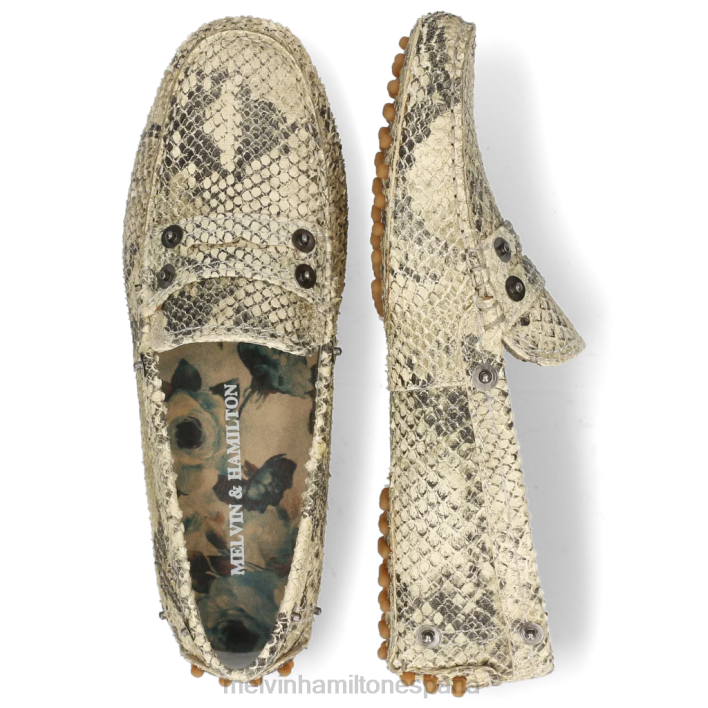 carolina 1 mujer Melvin & Hamilton gris JRT41441 mocasines