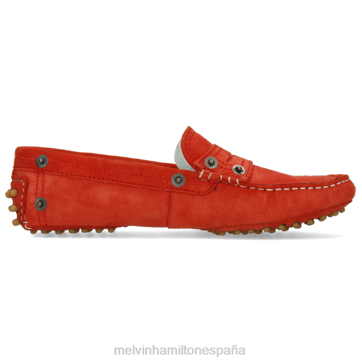 carolina 1 mujer Melvin & Hamilton rojo JRT41462 mocasines