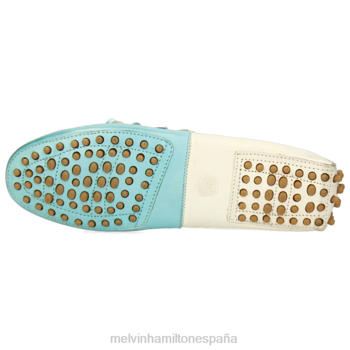 carolina 8 mujer Melvin & Hamilton turquesa JRT41449 mocasines