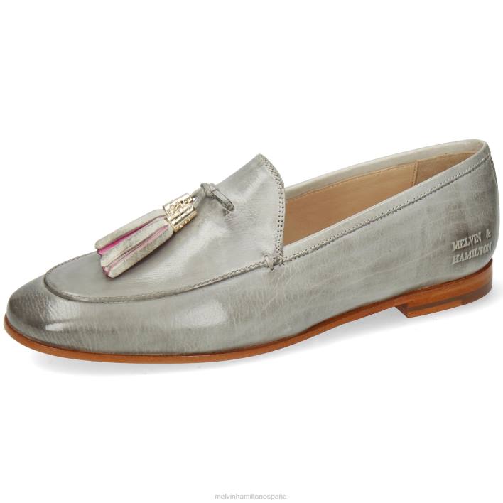 escarlata 48 mujer Melvin & Hamilton gris JRT41456 mocasines