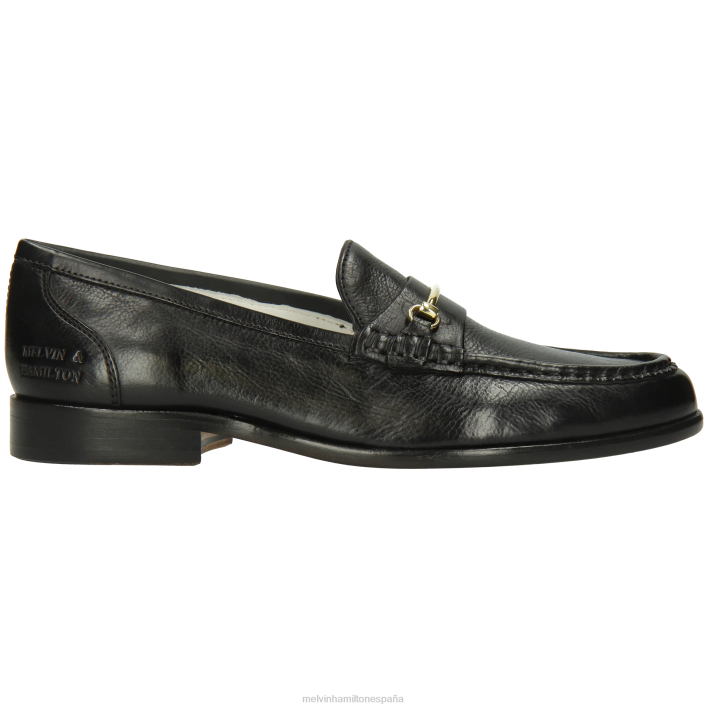 gianna 1 mujer Melvin & Hamilton negro JRT41325 mocasines