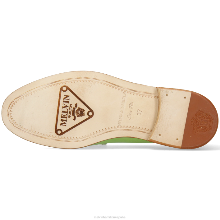 gianna 1 mujer Melvin & Hamilton verde JRT41336 mocasines
