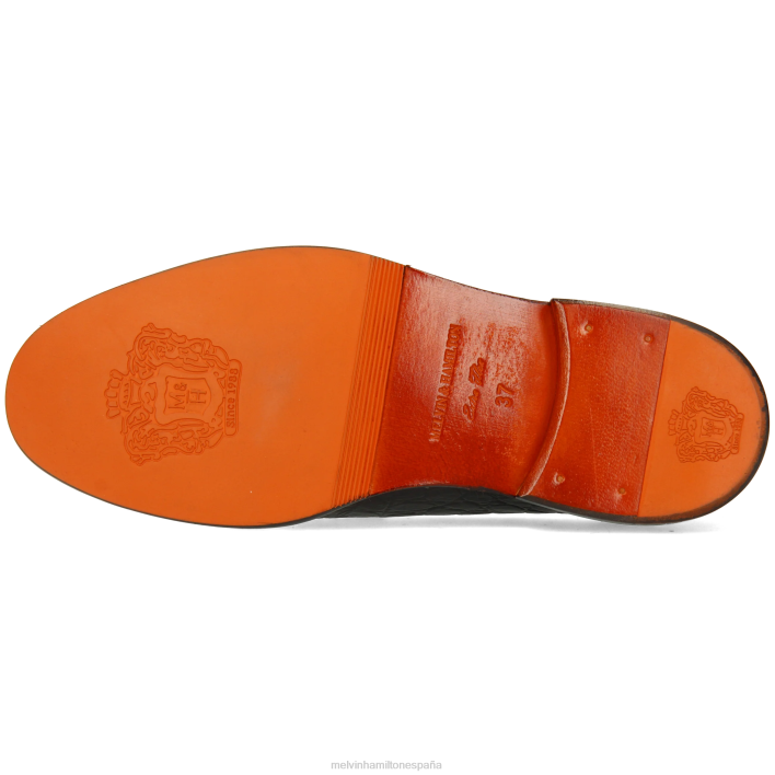 gianna 3 mujer Melvin & Hamilton negro JRT41314 mocasines
