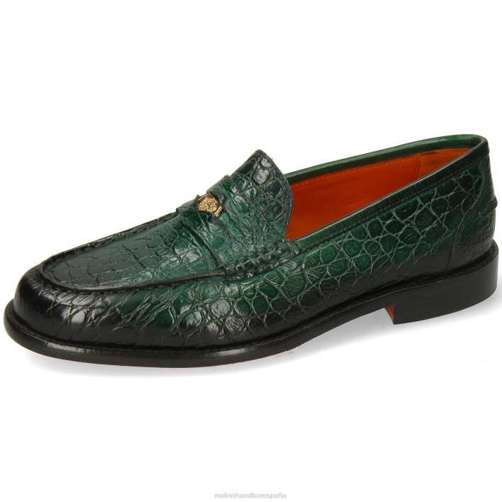 gianna 3 mujer Melvin & Hamilton verde JRT41320 mocasines
