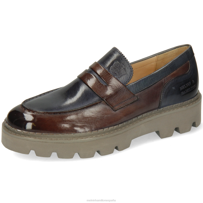 jade 12 mujer Melvin & Hamilton gris JRT41409 mocasines