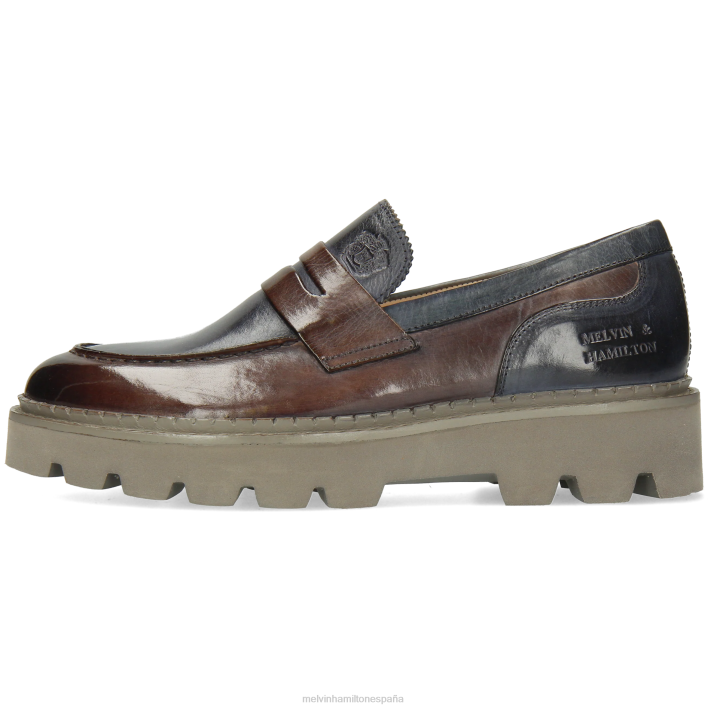 jade 12 mujer Melvin & Hamilton gris JRT41409 mocasines