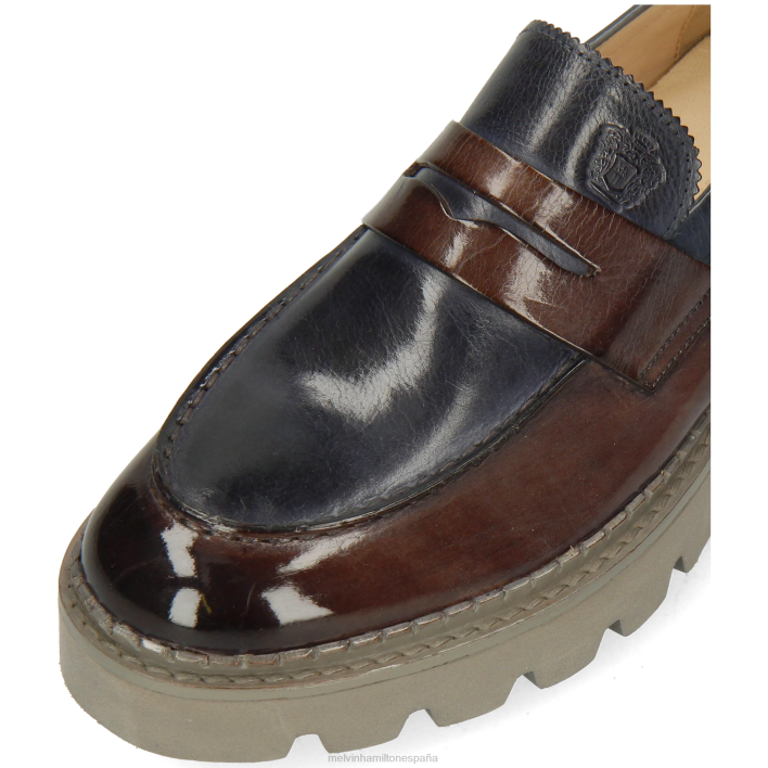 jade 12 mujer Melvin & Hamilton gris JRT41409 mocasines