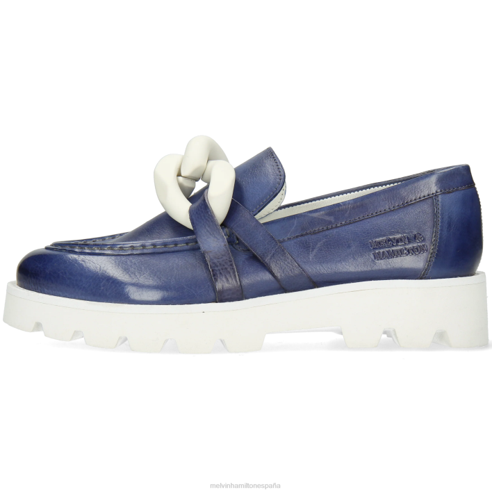 jade 32 mujer Melvin & Hamilton azul JRT41442 mocasines