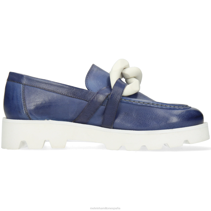 jade 32 mujer Melvin & Hamilton azul JRT41442 mocasines