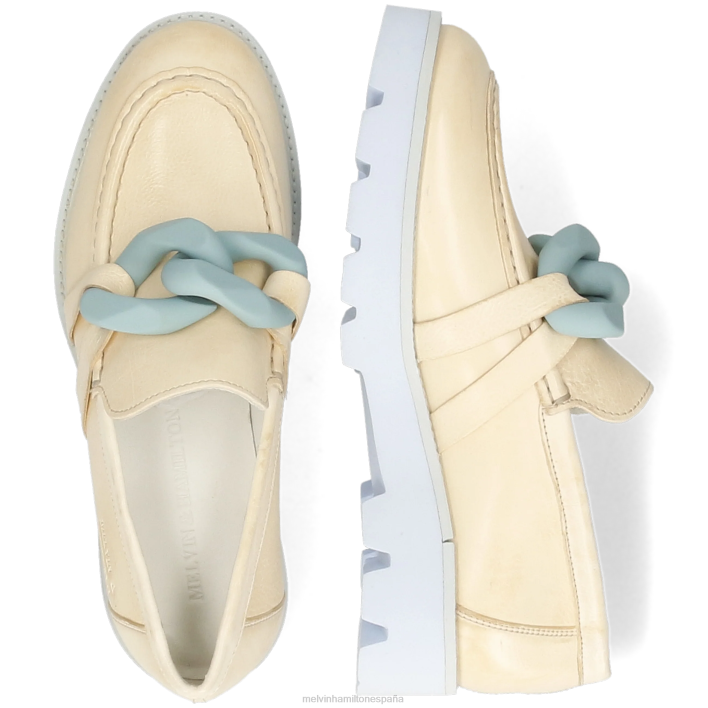 jade 32 mujer Melvin & Hamilton blanco JRT41457 mocasines