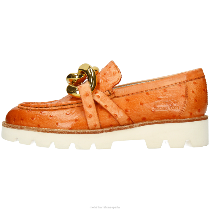 jade 32 mujer Melvin & Hamilton naranja JRT41403 mocasines