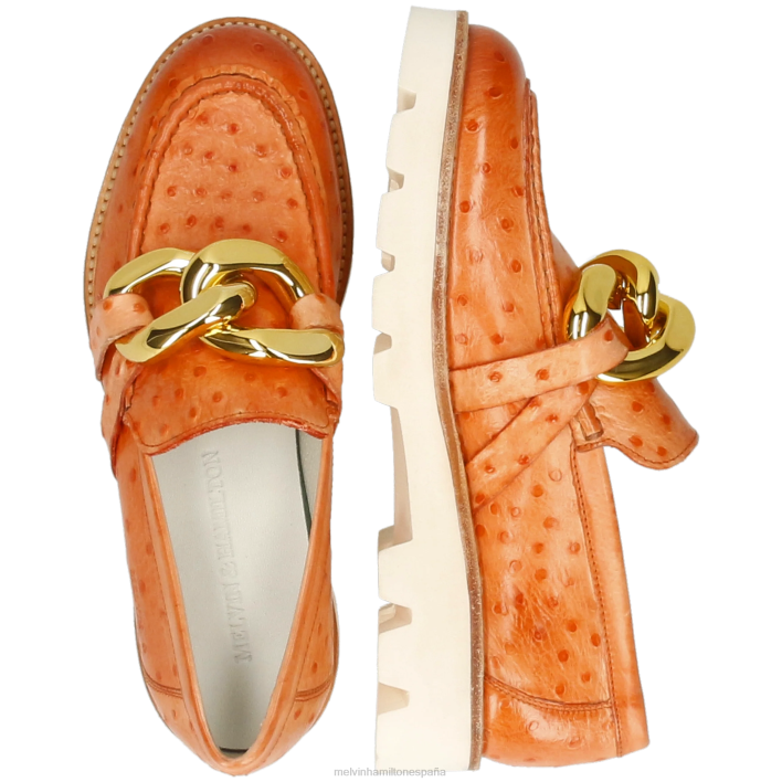 jade 32 mujer Melvin & Hamilton naranja JRT41403 mocasines