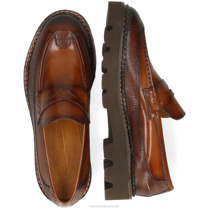 jade 43 mujer Melvin & Hamilton marrón JRT41415 mocasines