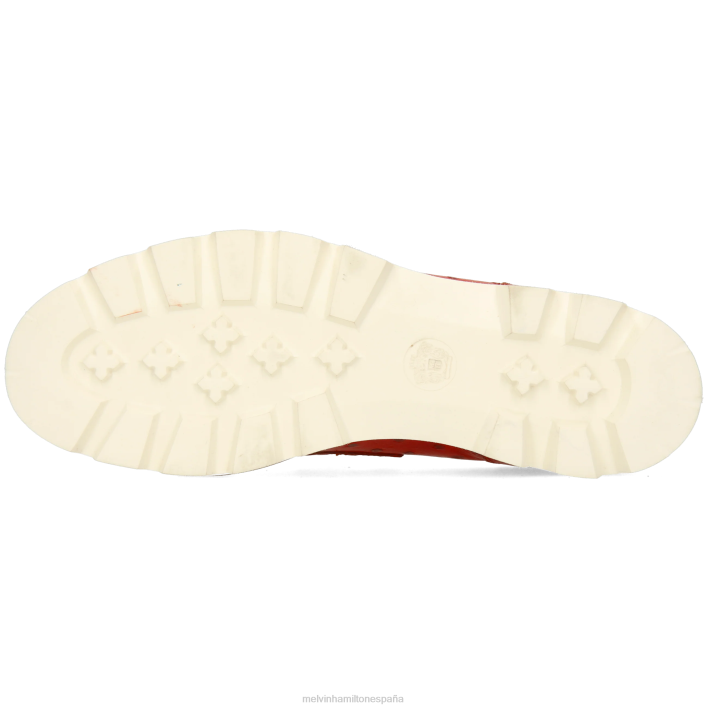 jade 44 mujer Melvin & Hamilton rojo JRT41349 mocasines