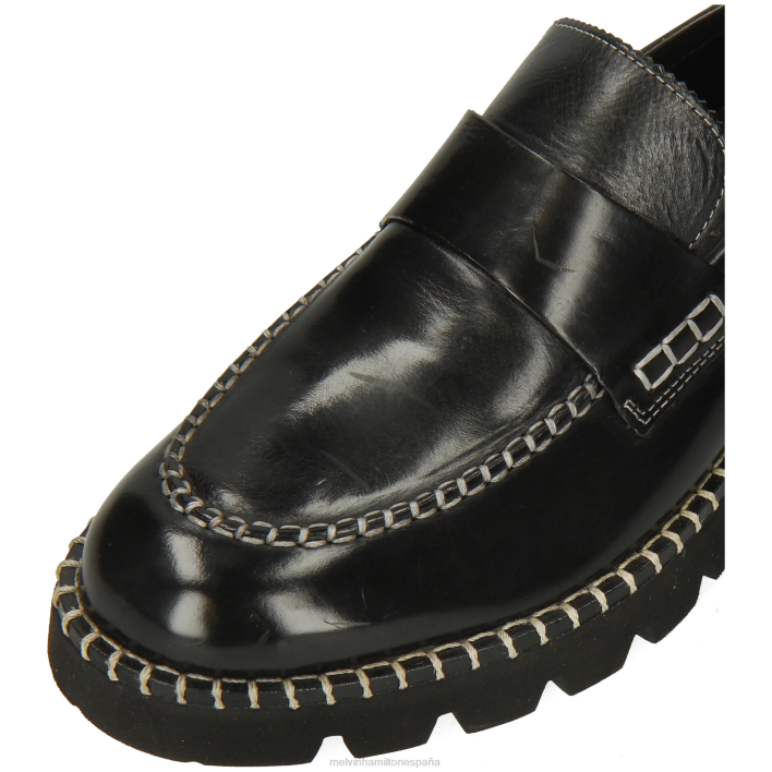 jade 55 mujer Melvin & Hamilton negro JRT41386 mocasines