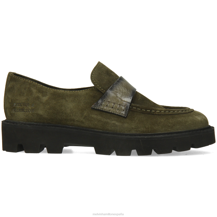 jade 58 mujer Melvin & Hamilton verde JRT41327 mocasines