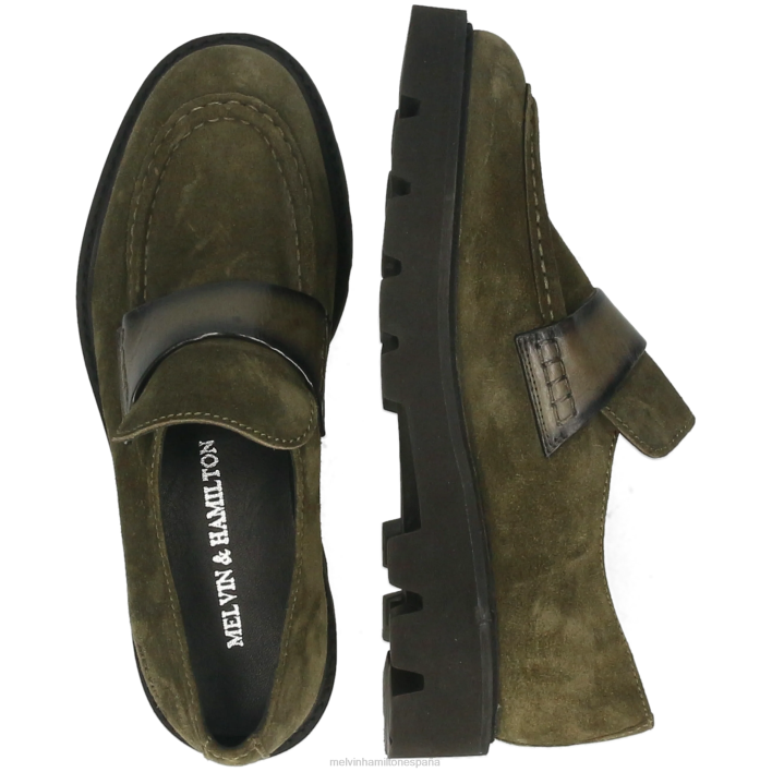 jade 58 mujer Melvin & Hamilton verde JRT41327 mocasines