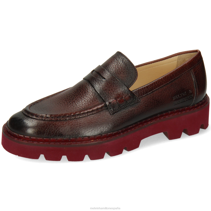 jade 6 mujer Melvin & Hamilton marrón JRT41408 mocasines