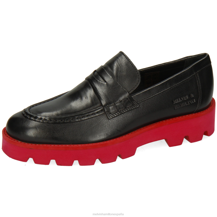 jade 6 mujer Melvin & Hamilton negro JRT41383 mocasines