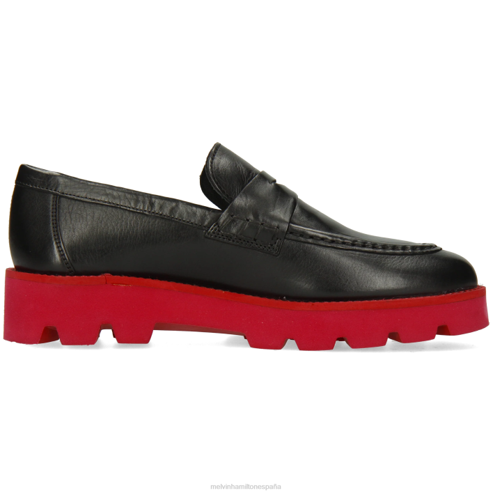 jade 6 mujer Melvin & Hamilton negro JRT41383 mocasines