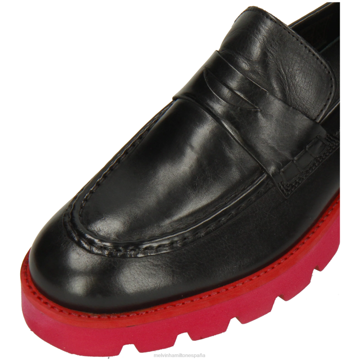 jade 6 mujer Melvin & Hamilton negro JRT41383 mocasines