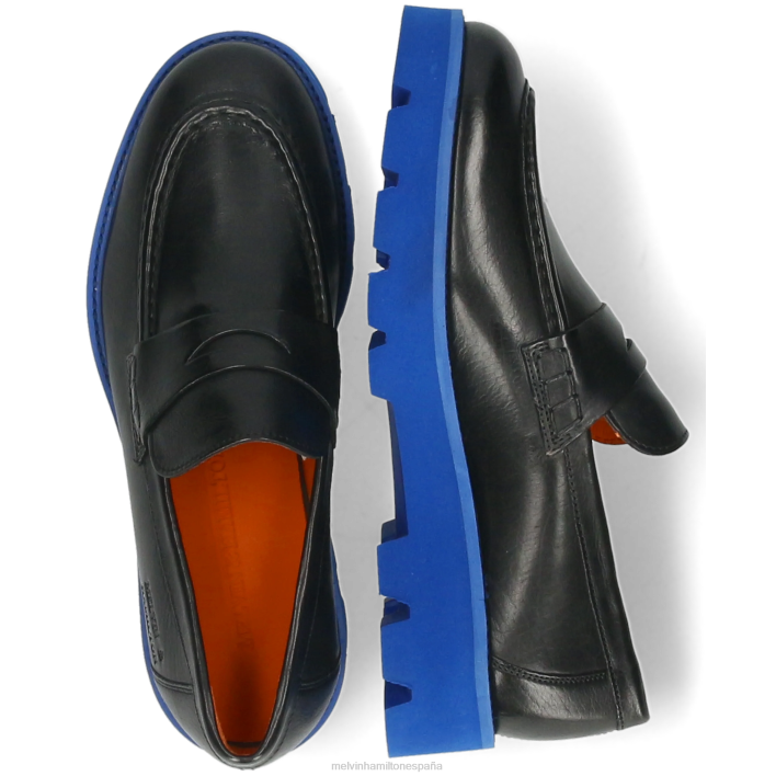 jade 6 mujer Melvin & Hamilton negro JRT41391 mocasines