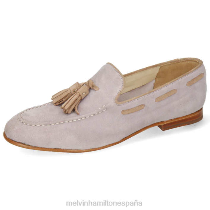 mónica 9 mujer Melvin & Hamilton púrpura JRT41389 mocasines