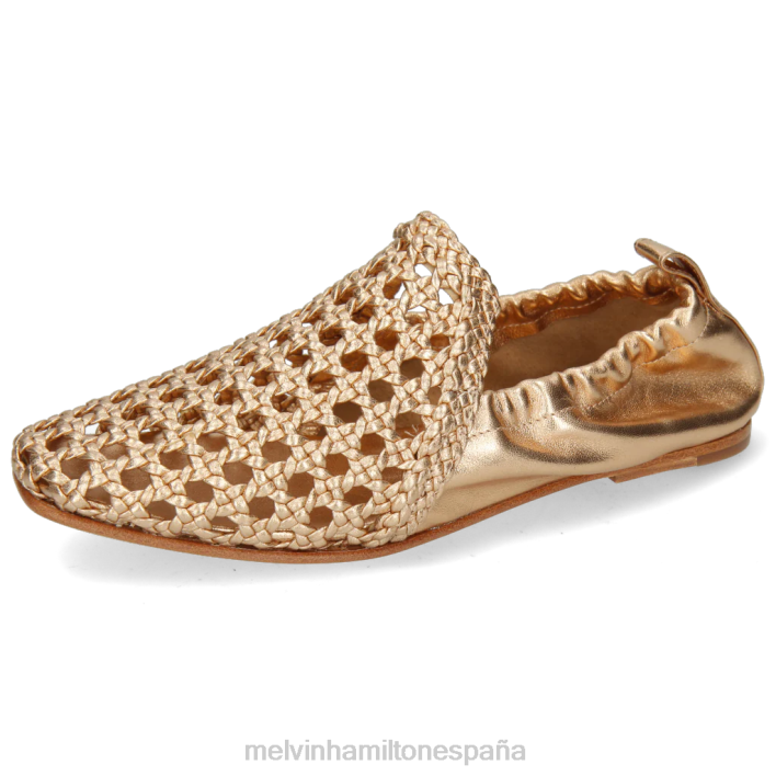 melly 7 mujer Melvin & Hamilton oro JRT41430 mocasines