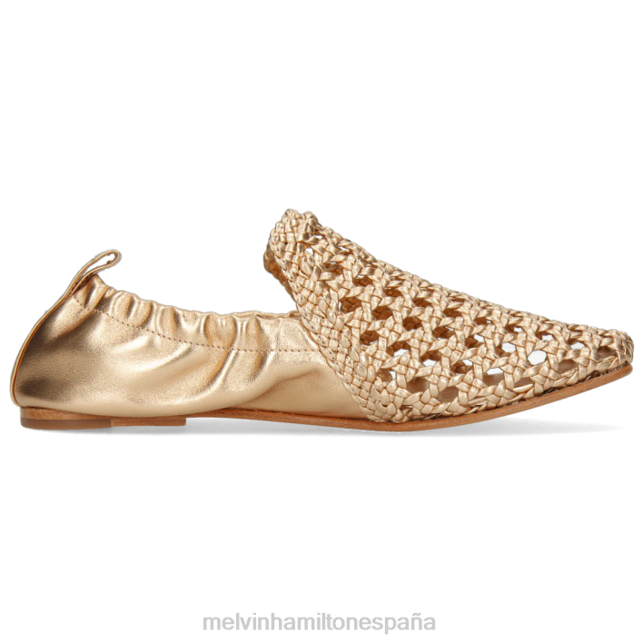 melly 7 mujer Melvin & Hamilton oro JRT41430 mocasines