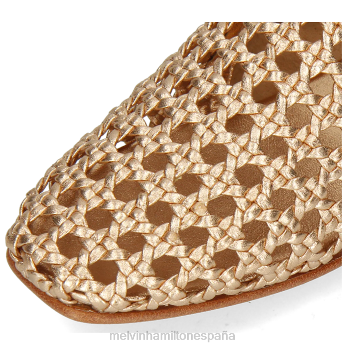 melly 7 mujer Melvin & Hamilton oro JRT41430 mocasines