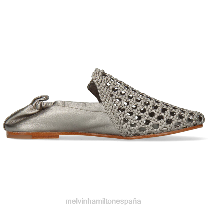melly 7 mujer Melvin & Hamilton plata JRT41469 mocasines