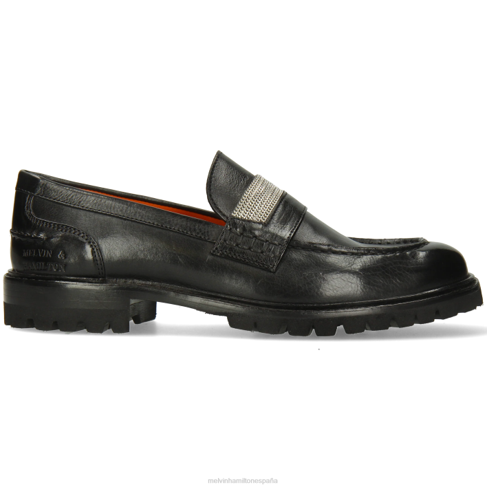 reina 15 mujer Melvin & Hamilton negro JRT41310 mocasines