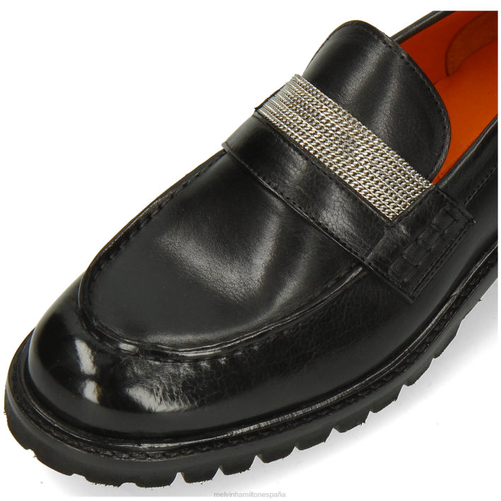 reina 15 mujer Melvin & Hamilton negro JRT41310 mocasines