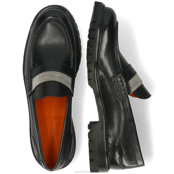 reina 15 mujer Melvin & Hamilton negro JRT41310 mocasines