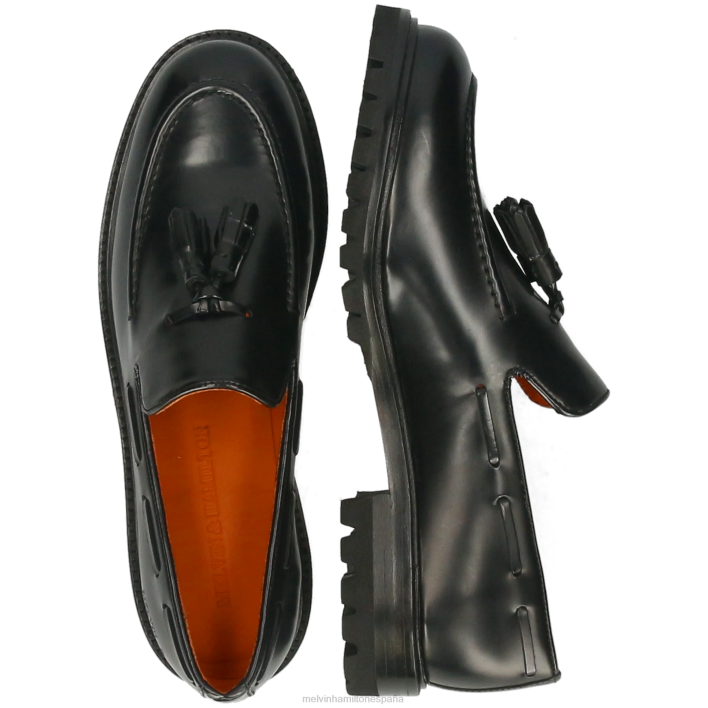 reina 2 mujer Melvin & Hamilton negro JRT41385 mocasines