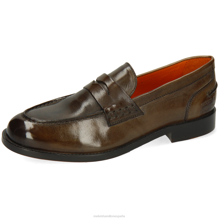 reina 4 mujer Melvin & Hamilton caqui JRT41392 mocasines