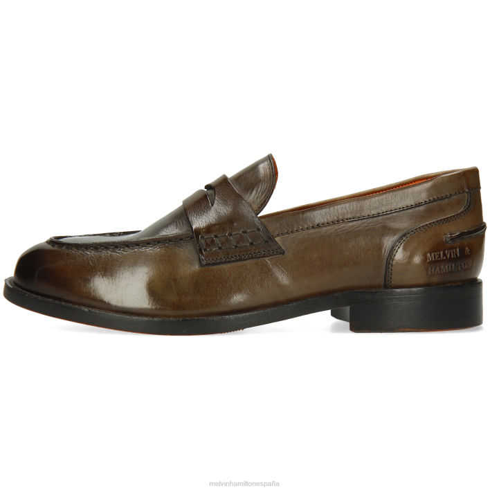 reina 4 mujer Melvin & Hamilton caqui JRT41392 mocasines
