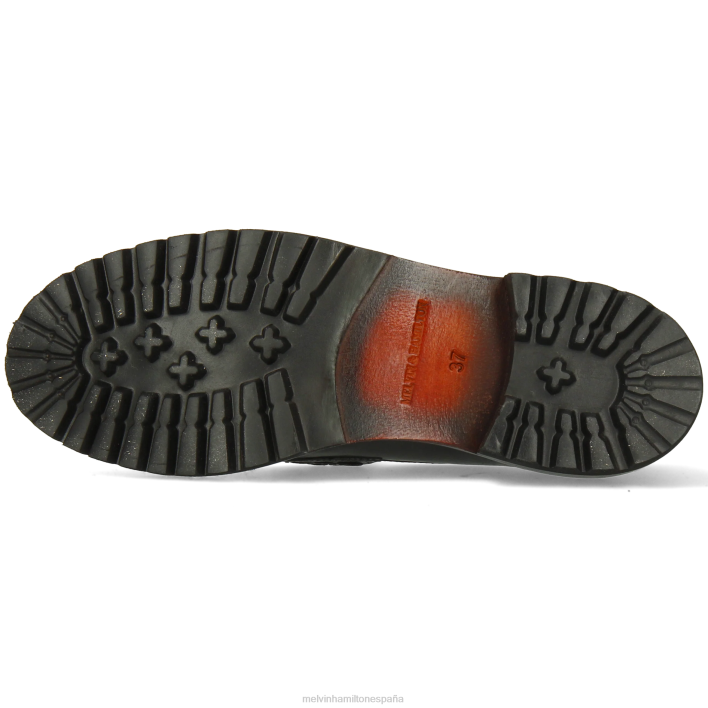 reina 6 mujer Melvin & Hamilton negro JRT41309 mocasines