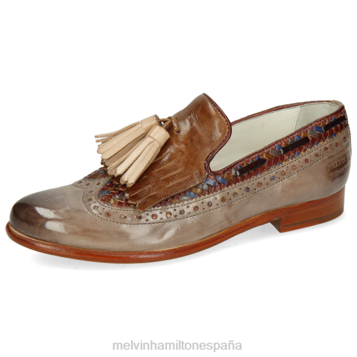 selina 3 mujer Melvin & Hamilton gris JRT41475 mocasines