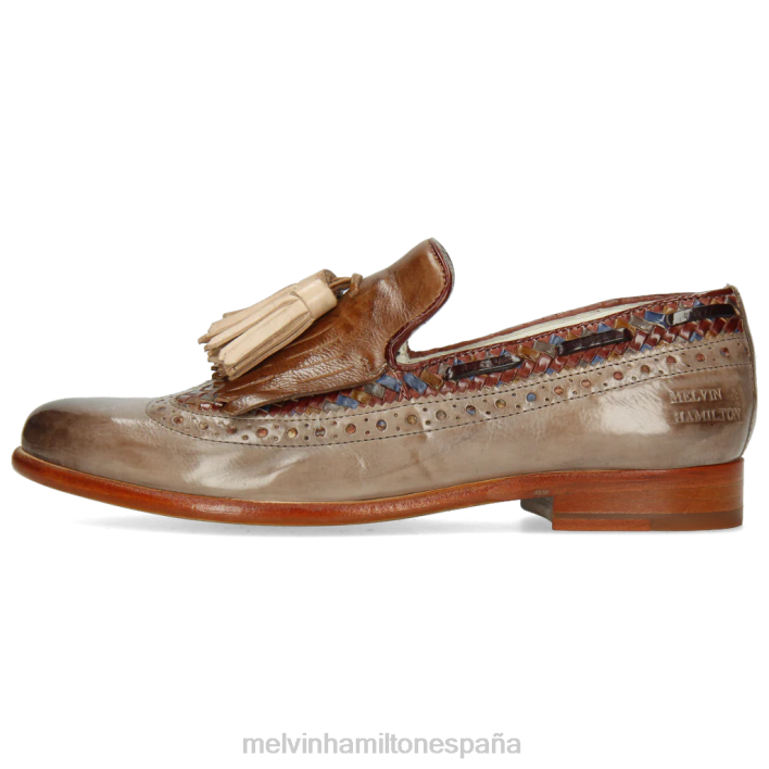 selina 3 mujer Melvin & Hamilton gris JRT41475 mocasines