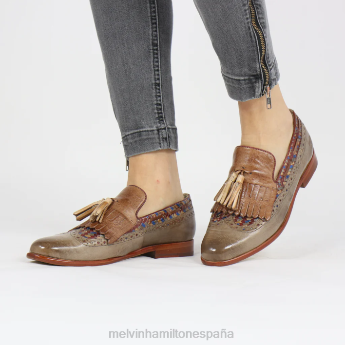 selina 3 mujer Melvin & Hamilton gris JRT41475 mocasines