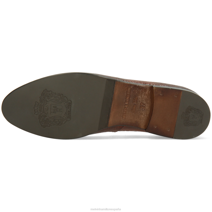 selina 3 mujer Melvin & Hamilton naranja JRT41397 mocasines