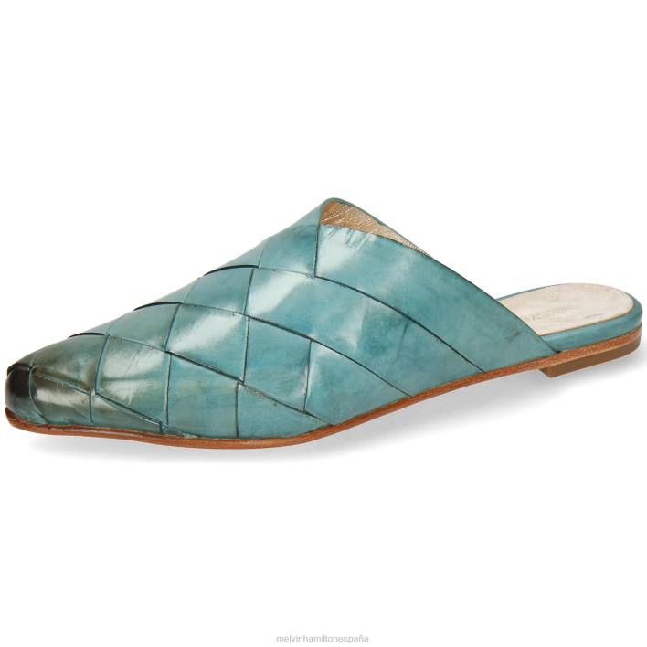 alexa 42 mujer Melvin & Hamilton turquesa JRT41643 mulas